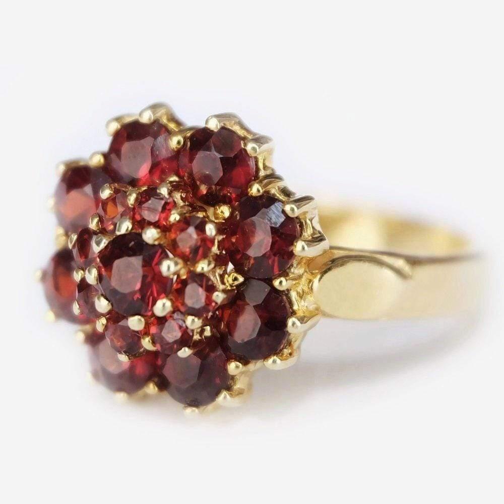 0.30 Carats 14k Solid Gold Garnet Engagement Ring - SOVATS