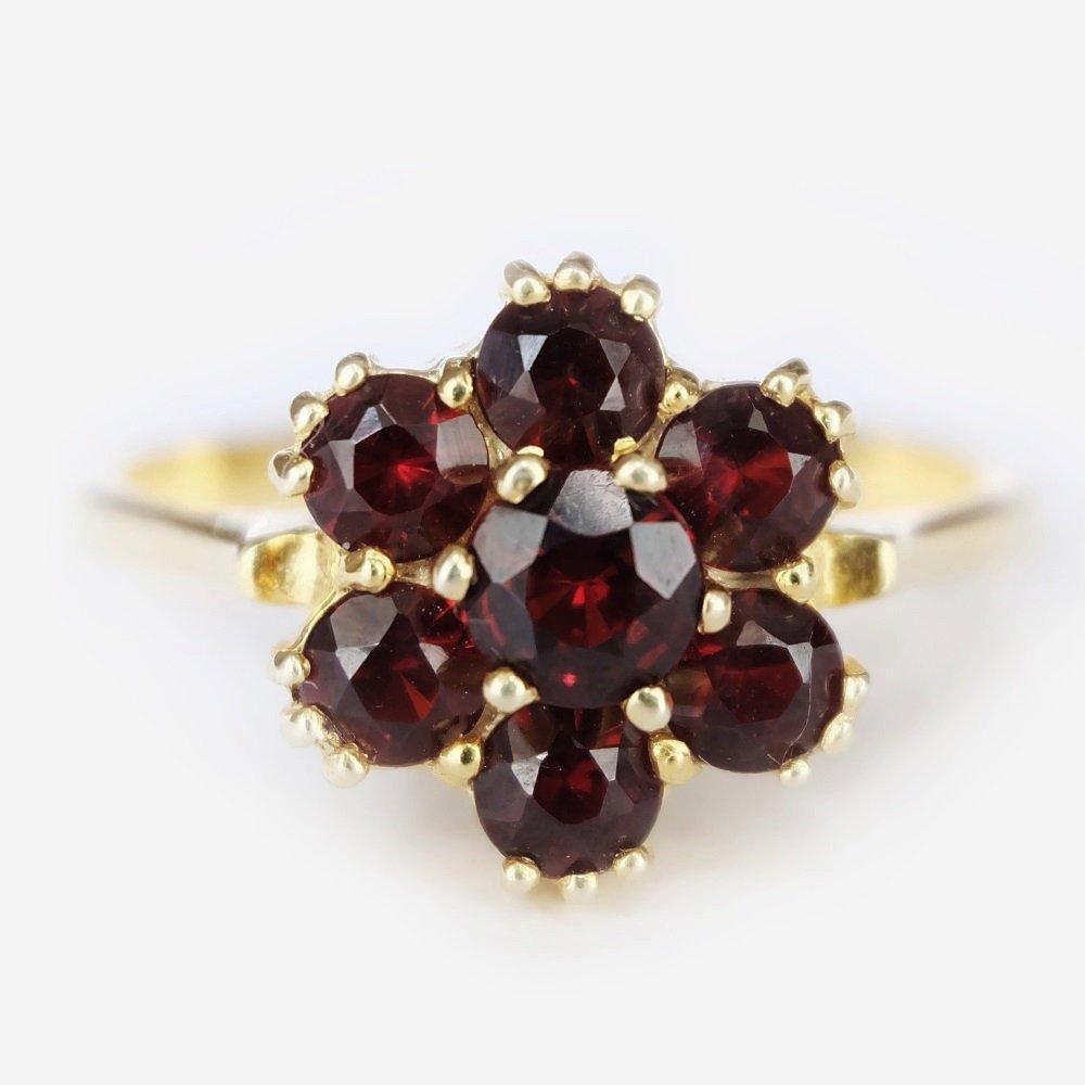 0.55 Carats 14k Solid Gold Garnet Engagement Ring - SOVATS