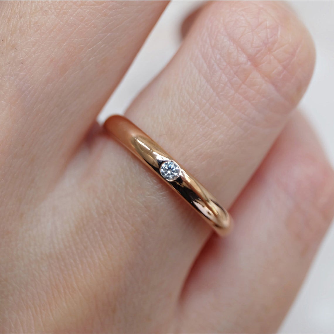Diamond Band Ring Alda - SOVATS