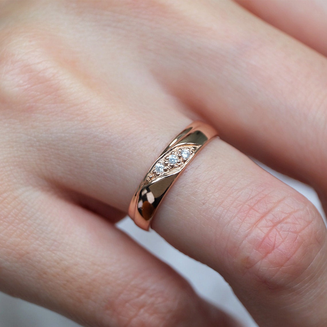 Diamond Band Ring Lia - SOVATS