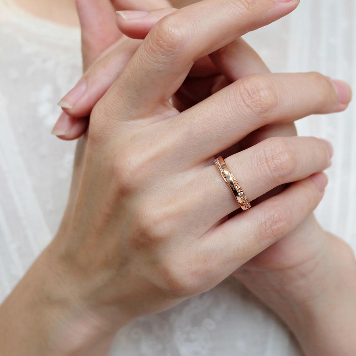 Diamond Band Ring Yasmin - SOVATS