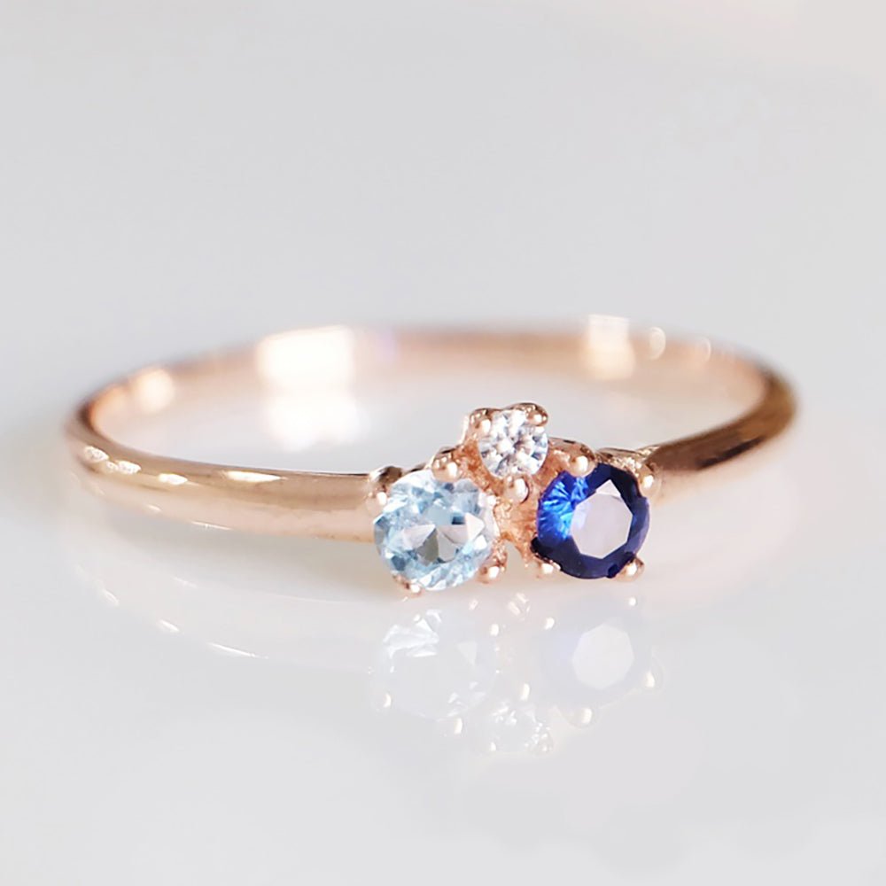 Dual Birthstone Ring Duri - SOVATS