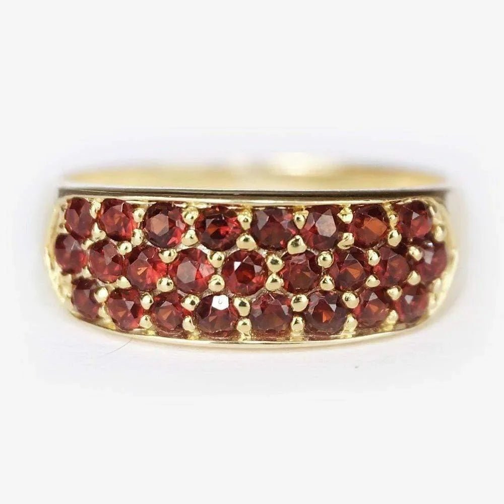 Garnet Cluster Ring Juno - SOVATS
