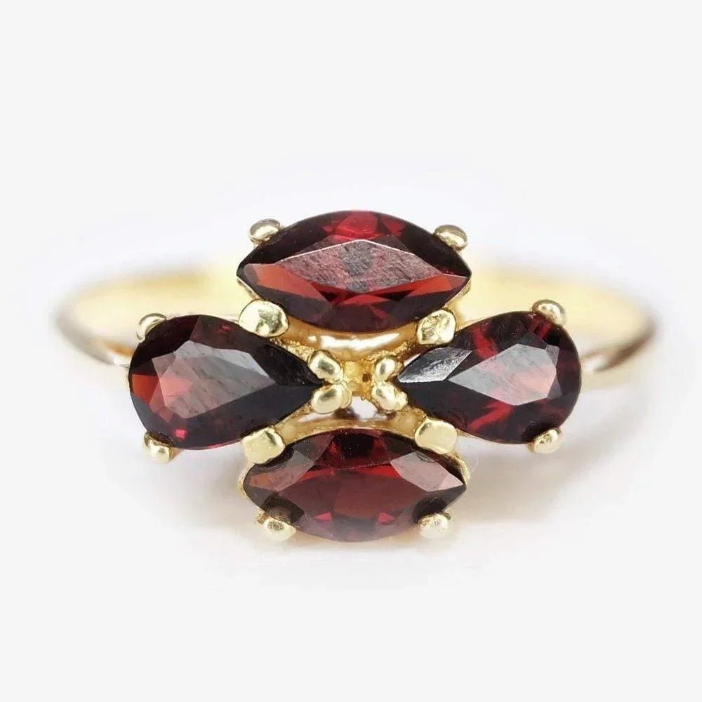 Garnet Ring Manava - SOVATS