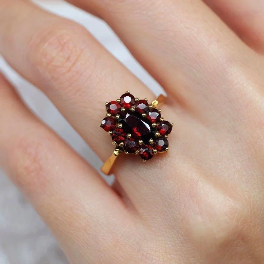 Garnet Ring Takarra - SOVATS