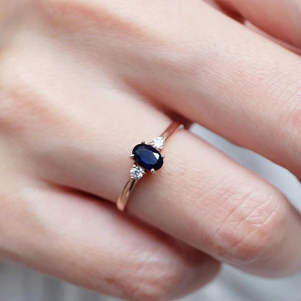 Sapphire Engagement Ring Laurine - SOVATS